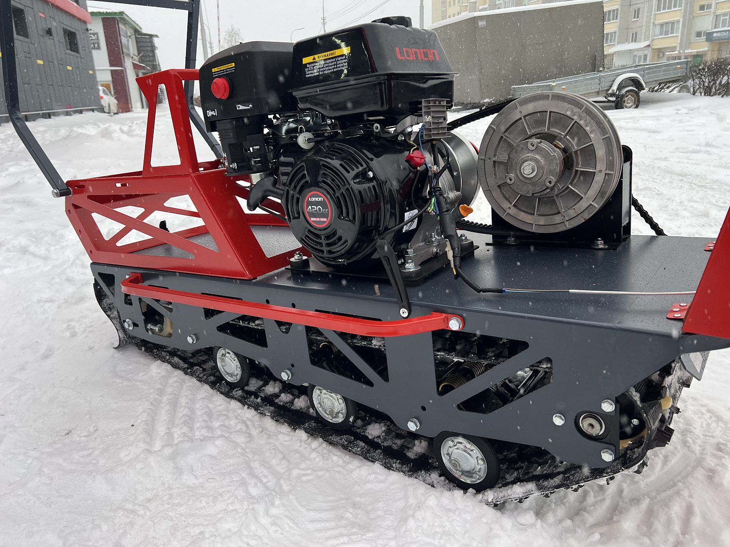 Мотобуксировщик EX-MOTO SNOWDOG S500 15л.с в Нижнем Новгороде