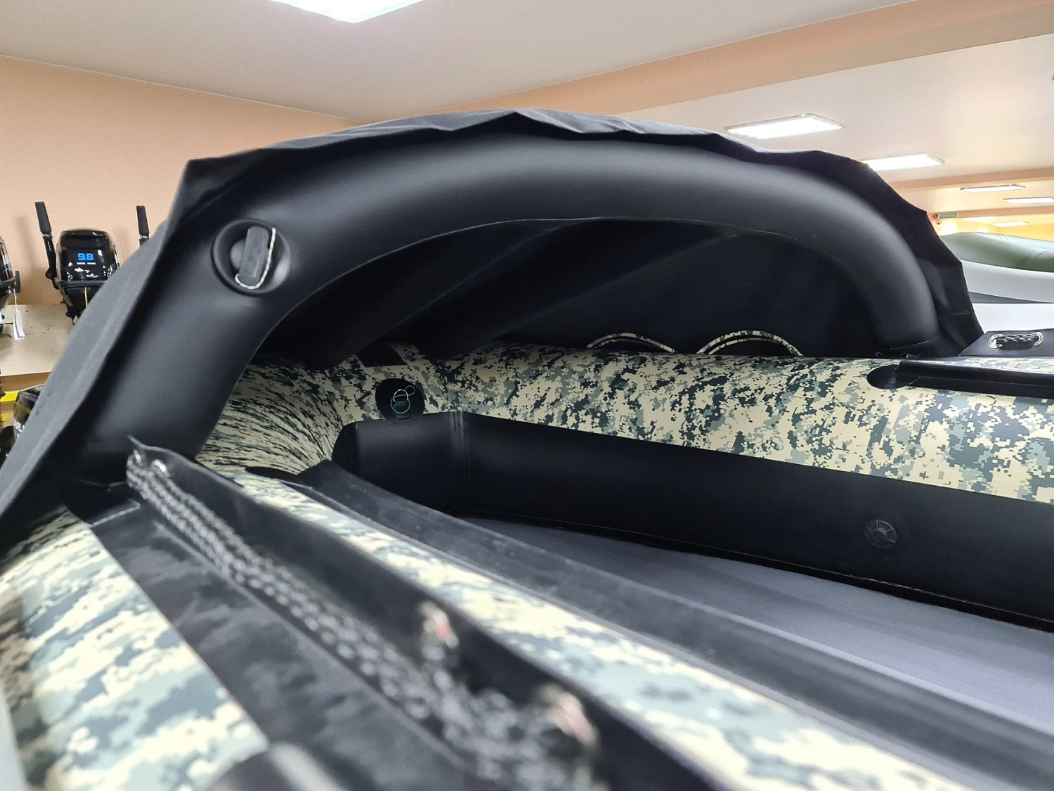 КОМПЛЕКТ НОСОВОГО ТЕНТА К ЛОДКЕ SMARINE AIR MAX 380 ЧЕРНЫЙ в Нижнем Новгороде