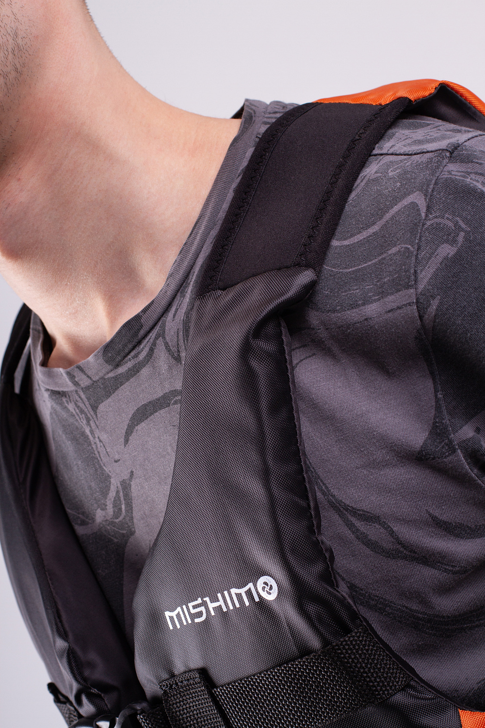 Жилет спасательный MISHIMO PRO Премиум качества Черно-оранжевый в Нижнем Новгороде