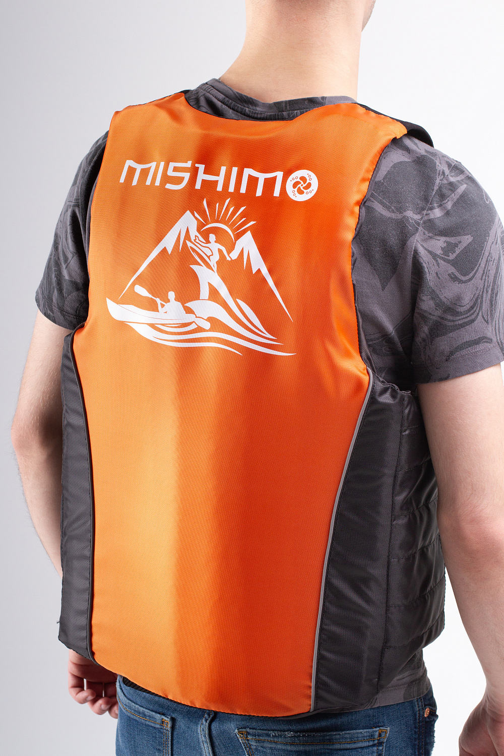 Жилет спасательный MISHIMO PRO Премиум качества Черно-оранжевый в Нижнем Новгороде