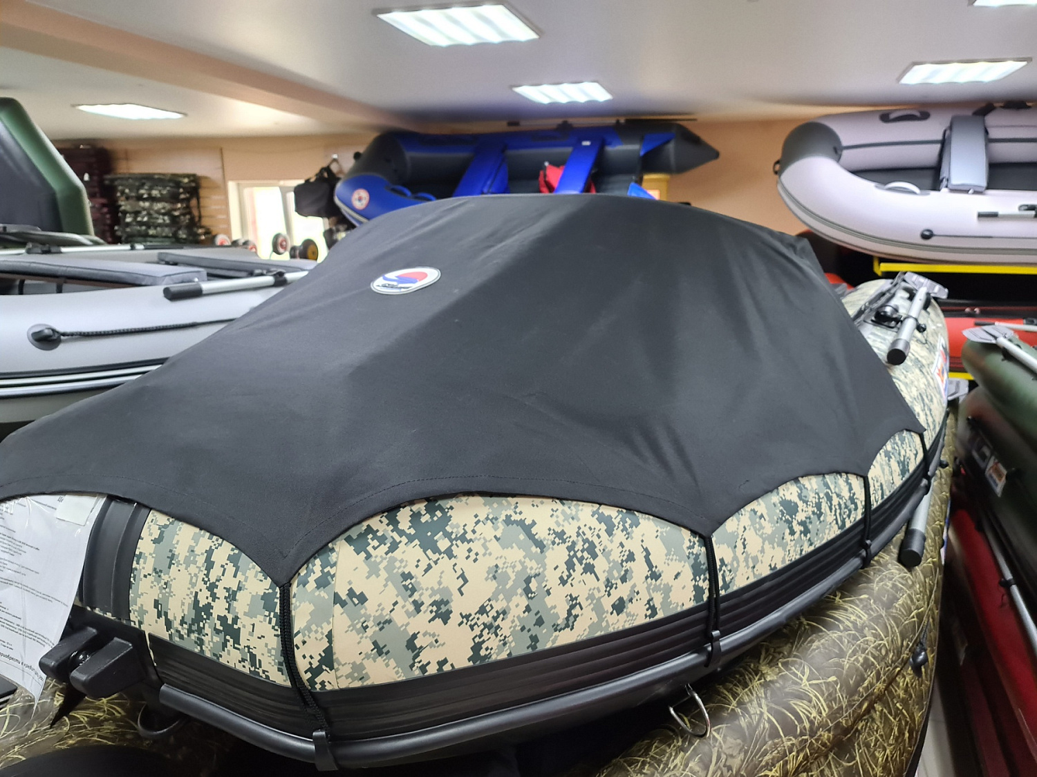 КОМПЛЕКТ НОСОВОГО ТЕНТА К ЛОДКЕ SMARINE AIR MAX 380 ЧЕРНЫЙ в Нижнем Новгороде